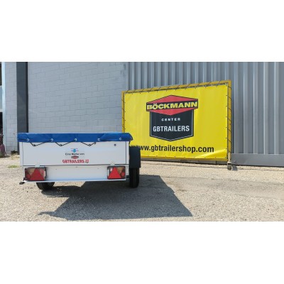 Carrello appendice rimorchio auto mono asse Multifunzione in Acciaio Zincato e Verniciato