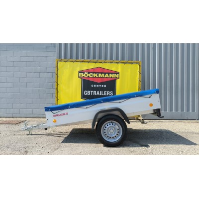 Carrello appendice rimorchio auto mono asse Multifunzione in Acciaio Zincato e Verniciato