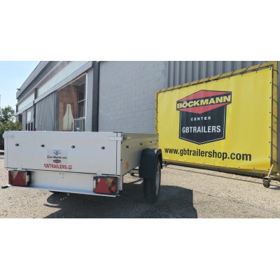 Carrello appendice rimorchio auto mono asse Multifunzione in Acciaio Zincato e Verniciato