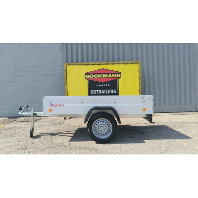 Carrello appendice rimorchio auto mono asse Multifunzione in Acciaio Zincato e Verniciato