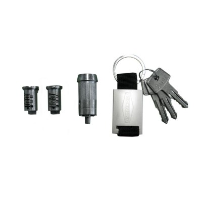 Cilindro serratura per maniglie porte trailers cavalli, Set