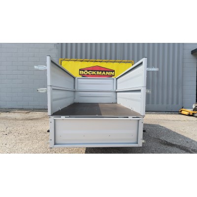 Carrello appendice rimorchio auto mono asse Multifunzione in Acciaio Zincato e Verniciato