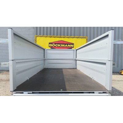 Carrello appendice rimorchio auto mono asse Multifunzione in Acciaio Zincato e Verniciato