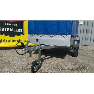 Carrello appendice rimorchio auto mono asse Multifunzione in Acciaio Zincato e Verniciato