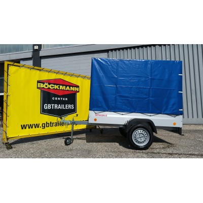 Carrello appendice rimorchio auto mono asse Multifunzione in Acciaio Zincato e Verniciato