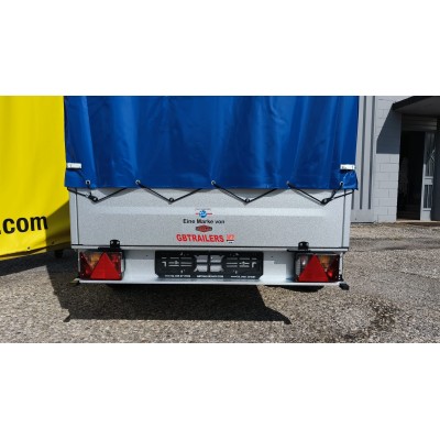 Carrello appendice rimorchio auto mono asse Multifunzione in Acciaio Zincato e Verniciato