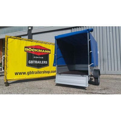 Carrello appendice rimorchio auto mono asse Multifunzione in Acciaio Zincato e Verniciato