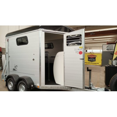 Trailer cavalli due posti in alluminio PRONTA CONSEGNA