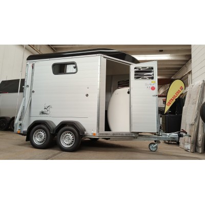 Trailer cavalli due posti in alluminio PRONTA CONSEGNA