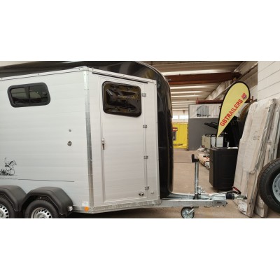 Trailer cavalli due posti in alluminio PRONTA CONSEGNA