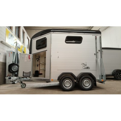 Trailer cavalli due posti in alluminio PRONTA CONSEGNA