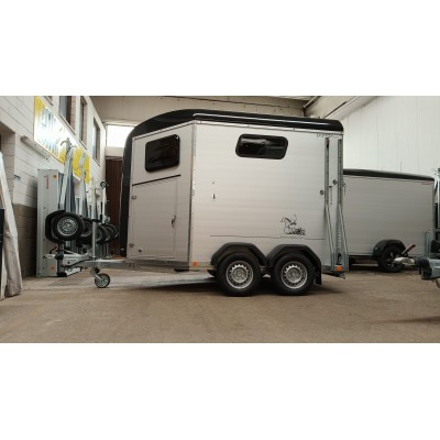 Trailer cavalli due posti in alluminio PRONTA CONSEGNA