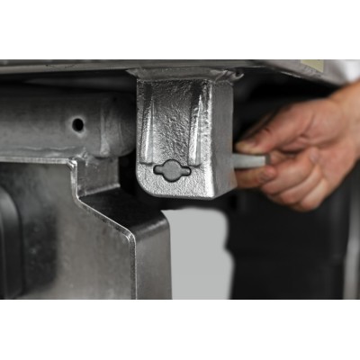 Carrello rimorchio auto ribaltabile tri-latterale con pompa elettrico