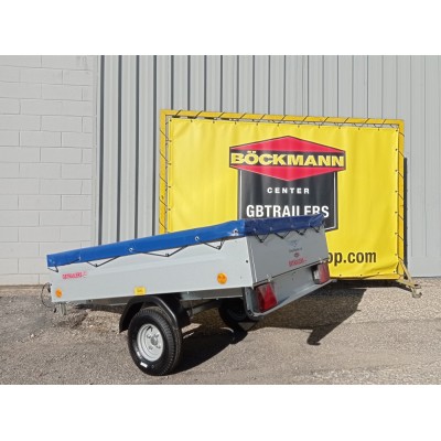 Carrello appendice rimorchio auto mono asse Multifunzione in Acciaio Zincato e Verniciato