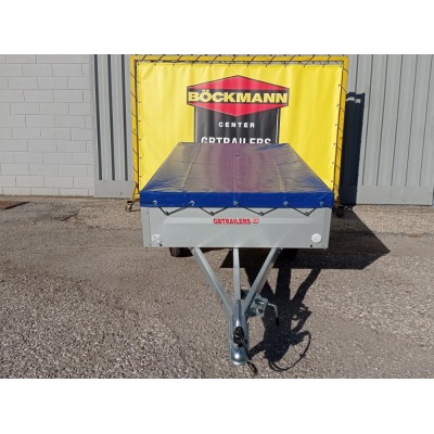 Carrello appendice rimorchio auto mono asse Multifunzione in Acciaio Zincato e Verniciato