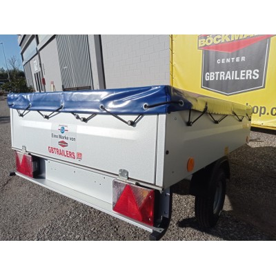 Carrello appendice rimorchio auto mono asse Multifunzione in Acciaio Zincato e Verniciato