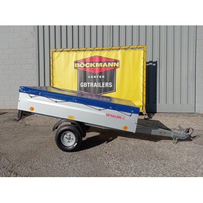 Carrello appendice rimorchio auto mono asse Multifunzione in Acciaio Zincato e Verniciato