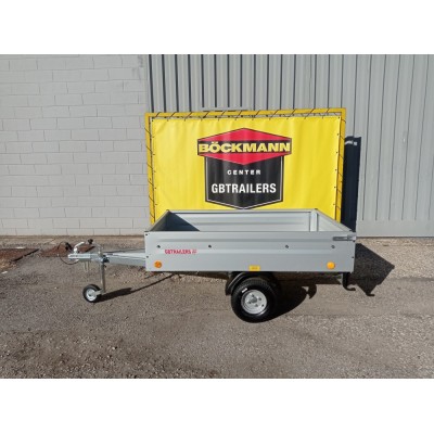 Carrello appendice rimorchio auto mono asse Multifunzione in Acciaio Zincato e Verniciato