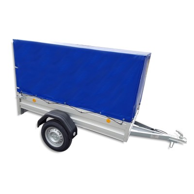 Carrello appendice rimorchio auto mono asse Multifunzione in Acciaio Zincato e Verniciato