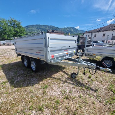 Carrello rimorchio auto doppio asse usato