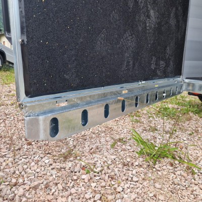 Trailer trasporto cavalli due posti in alluminio Boeckmann Champion Esprit Silver + Black