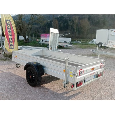 Carrello usato rimorchio auto mono asse 3015 x 1500 mm