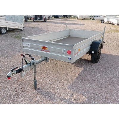Carrello usato rimorchio auto mono asse 3015 x 1500 mm