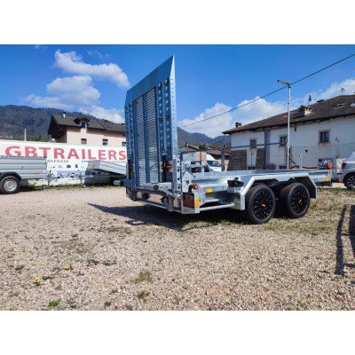 Carrello rimorchio auto trasporto macchinari pesanti pronta consegna
