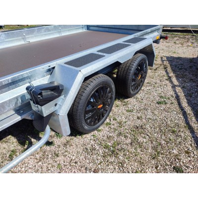 Carrello rimorchio auto trasporto macchinari pesanti pronta consegna