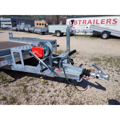 Carrello rimorchio auto trasporto macchinari pesanti pronta consegna