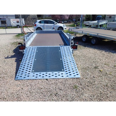 Carrello rimorchio auto trasporto macchinari pesanti pronta consegna