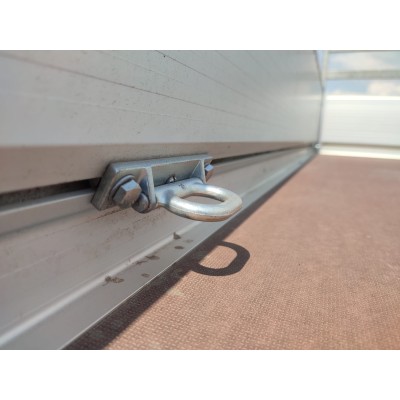 Carrello rimorchio auto mono asse con sponde in alluminio frenato