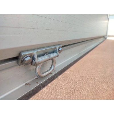 Carrello rimorchio auto mono asse con sponde in alluminio frenato
