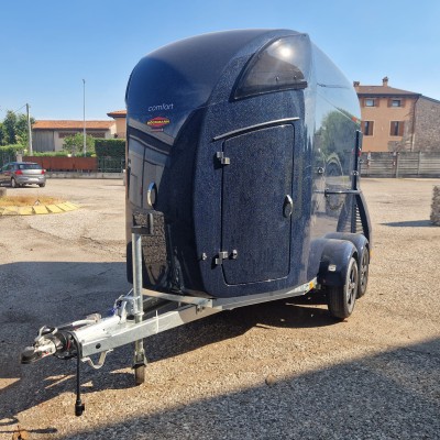 Trailer Trasporto cavalli Boeckmann Comfort in Vetroresina  due posti