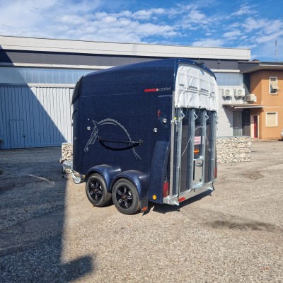 Trailer Trasporto cavalli Boeckmann Comfort in Vetroresina  due posti