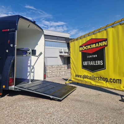 Trailer Trasporto cavalli Boeckmann Comfort in Vetroresina  due posti
