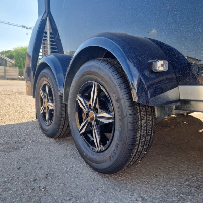 Trailer Trasporto cavalli Boeckmann Comfort in Vetroresina  due posti