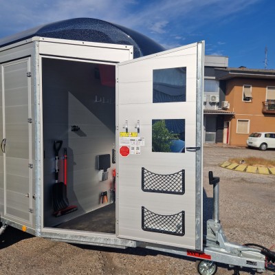 Trailer trasporto cavalli Boeckman Portax S LR Ponta Consegna
