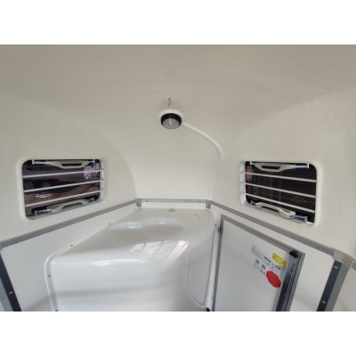 Trailer trasporto cavalli due posti con selleria Boeckmann DUO ESPRIT