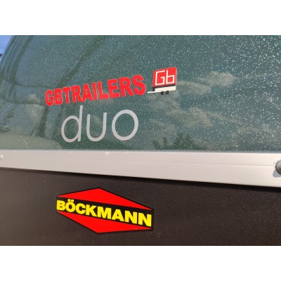 Trailer trasporto cavalli Boeckmann DUO ESPRIT Silver + Black due posti