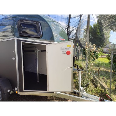 Trailer trasporto cavalli Boeckmann DUO ESPRIT Silver + Black due posti
