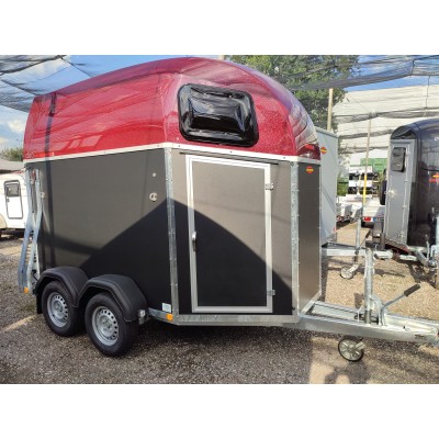 Trailer trasporto cavalli Boeckmann DUO ESPRIT Silver + Black due posti