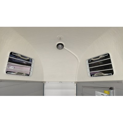 Trailer trasporto cavalli due posti in alluminio Boeckmann Champion Esprit Silver + Black