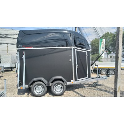 Trailer trasporto cavalli un posto Boeckmann Uno Esprit Silver + Black