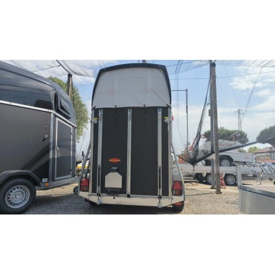 Trailer trasporto cavalli un posto Boeckmann Uno Esprit Silver + Black