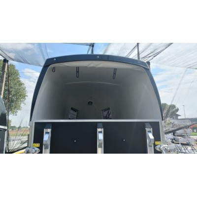 Trailer trasporto cavalli un posto Boeckmann Uno Esprit Silver + Black