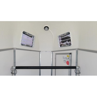 Trailer trasporto cavalli un posto Boeckmann Uno Esprit Silver + Black