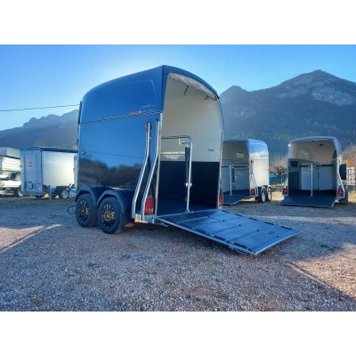 Trailer trasporto cavalli due posti in vetroresina PRONTA CONSEGNA