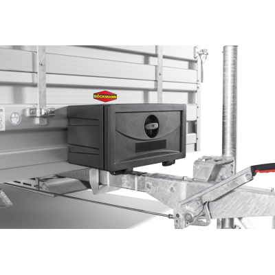 Carrello rimorchio appendice  auto monoasse in alluminio Boeckmann