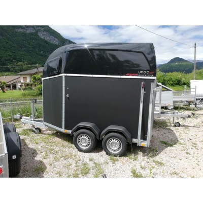 Trailer trasporto cavalli un posto Boeckmann Uno Esprit Silver + Black